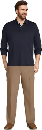 Miniatura 4 de Lands' End - Camisa polo muy suave de manga larga para hombre