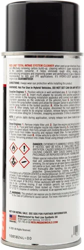 Miniatura 3 de Red Line Service Chemicals 17020 Limpiador de sistema de admisión total, 12 onzas (paquete de 1)