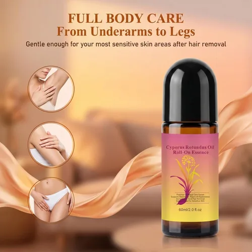 Miniatura 6 de Aceite natural Cyperus Rotundus para la reducción del cabello, aceite de depilación suave no irritante, hidrata profundamente y calma la piel