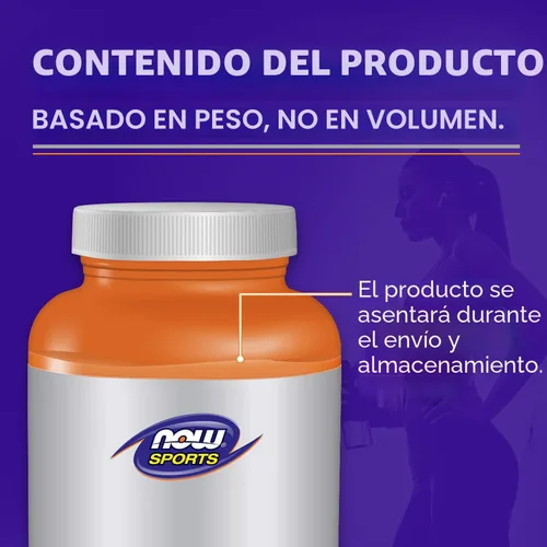 Miniatura 4 de NOW Foods Sports Nutrition, L-glutamina en polvo puro, transportador de nitrógeno*, aminoácido, 1 libra