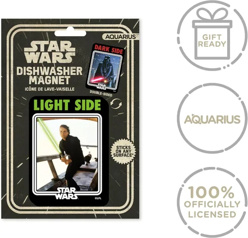 Miniatura 7 de Aquarius Star Wars - Letrero magnético de doble cara con texto en inglés «Light Side» y «Dark Side» – Mercancía y coleccionables con licencia