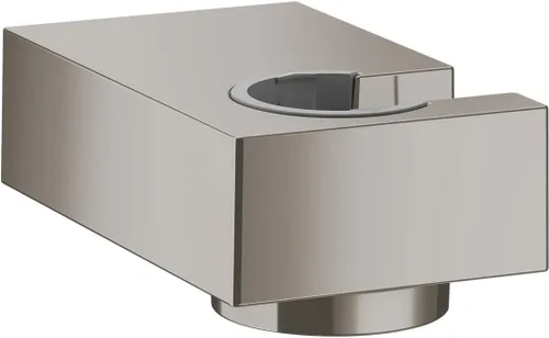 Miniatura 2 de hansgrohe Porter E 28387341 - Soporte para cabezal de ducha de mano, fácil de instalar, moderno a juego en cromo negro cepillado