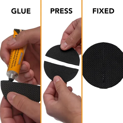 Miniatura 3 de Adhesivo de reparación de neopreno Queen (0.53 oz) – Adhesivo de contacto de unión rápida para reparaciones de neopreno rápidas y duraderas