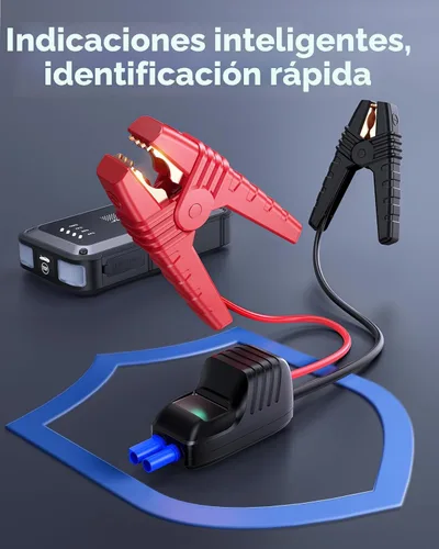 Miniatura 6 de TREKURE Arrancador portátil de batería de automóvil 4000A 16800mAh Caja de arranque, arrancador de batería de automóvil portátil con cables