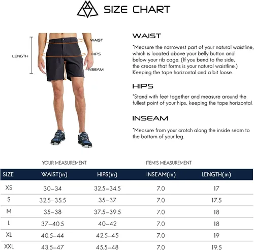 Miniatura 7 de Haimont Pantalones cortos de senderismo para hombre, entrepierna de 7 pulgadas, de secado rápido, ligeros, para trabajo al aire libre, pantalones