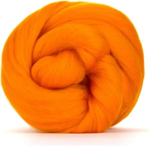 Miniatura 21 de Revolution Fibers Lana Merino para hilar Lana superior peinada Premium 22 micrones, perfecta para proyectos de fieltro, hilado, colgantes