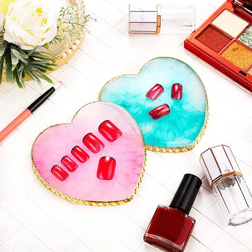 Miniatura 8 de AKOAK Paleta de arte de uñas, paleta de pigmentos de ágata Phnom Penh, marco de dibujo de esmalte de uñas, arte de uñas, herramienta de maquillaje