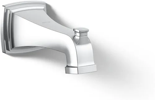 Miniatura 17 de KOHLER 27406-BL Riff - Boquilla de baño para montaje en pared con desviador y conexión deslizante, grifo de bañera, color negro mate Mate negro