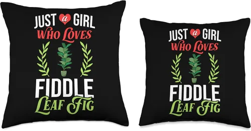 Miniatura 3 de Fiddle Leaf Fig Ficus Lyrata Care Tree Plant Soil Indoor Throw Pillow
