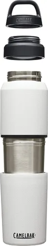 Miniatura 8 de CamelBak MultiBev - Botella de agua con aislamiento de acero inoxidable y taza de viaje Blanco
