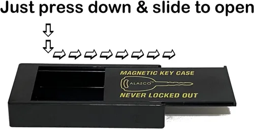 Miniatura 3 de 4 JUMBO Hide A Key Holder magnético para debajo del automóvil, llaves de repuesto para casa, cobertizo de casa rodante, barco, camión, oficina