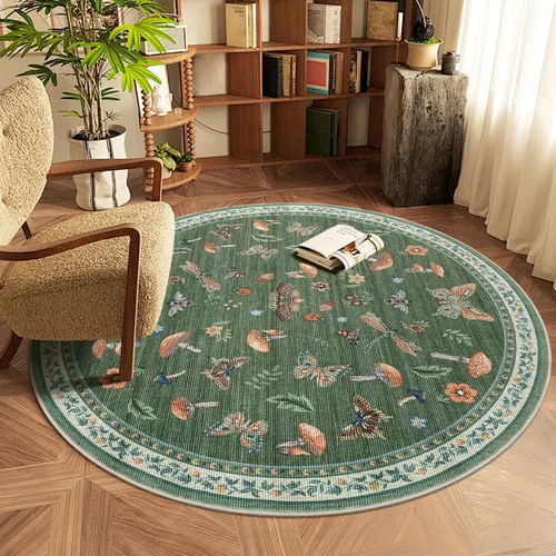 Miniatura 42 de ROYHOME - Alfombra con diseño de hongos e insectos, para pasillos, cocina o baño, antideslizante, lavable, suave, larga, 2 x 6, beige