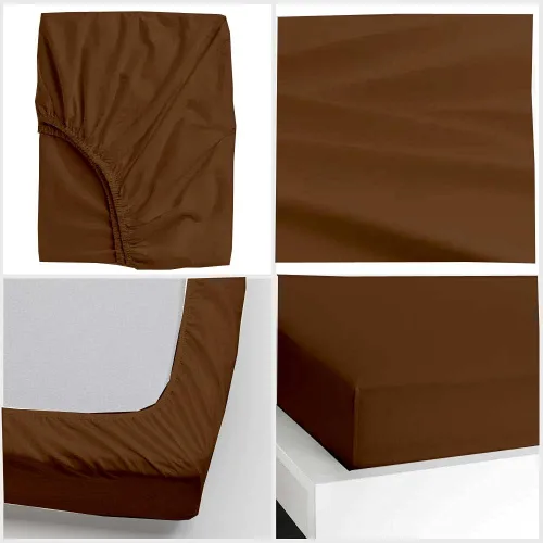 Miniatura 2 de Sábana bajera ajustable individual de 600 hilos suave de tejido satén de 100% algodón, color blanco, sábanas refrescantes de bolsillo profundo, se