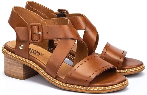 Miniatura 4 de PIKOLINOS Sandalias de tacón de cuero BLANES W3H
