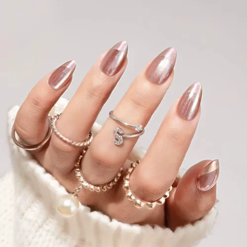 Miniatura 3 de 30 uñas postizas a presión de almendra, ajuste supremo y uñas de gel suave natural, 15 tamaños, kit de uñas postizas reutilizables con caja