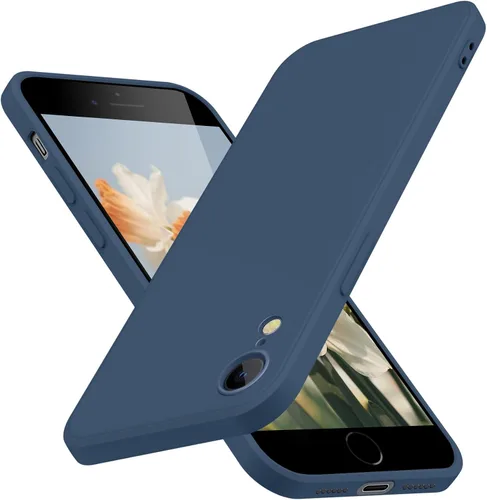 Miniatura 14 de Funda para iPhone XR de silicona líquida, protección de cuerpo completo, suave antiarañazos para iPhone XR, ajuste delgado, duradero, 6.1 pulgadas