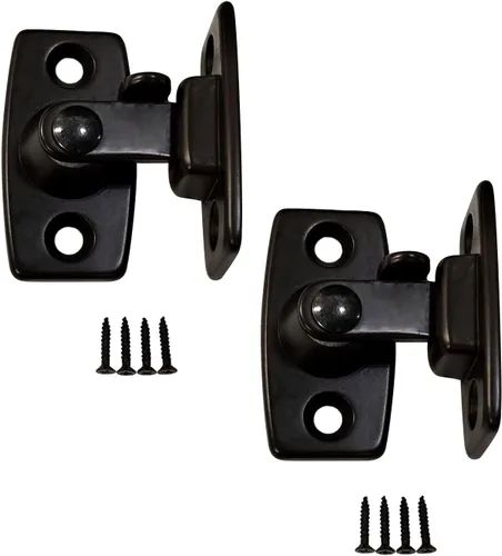 Miniatura 23 de QCAA Barra de obturador/pestillo de puerta de latón macizo, 7/8" x 2-3/32", latón pulido, paquete de 2, fabricado en Taiwán