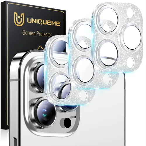 Miniatura 44 de UniqueMe para Paquete de 3 Protectores de Lente de Cámara para iPhone 15 Pro/iPhone 15 Pro Max, [Protección contra Caídas] [Compatible con Fundas]