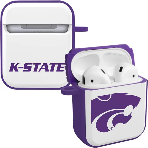 Miniatura 16 de Affinity Bands Kansas State Wildcats HDX Case Cover Compatible with Apple AirPods Gen 1 & 2 (Paint Stripe)