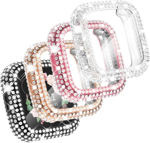 Miniatura 10 de CHANCHY Paquete de 10 fundas protectoras de pantalla compatibles con Fitbit Versa 2, funda protectora completa de TPU suave cubierta parachoques