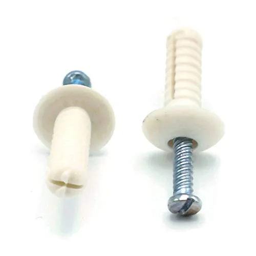 Miniatura 4 de Clavo de pasador de impulsión de martillo de nailon en anclajes de hormigón de albañilería Clavo de zinc 1/4 "x 1" Cantidad 100