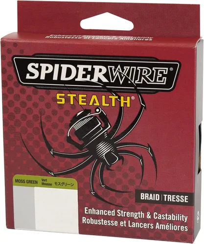Miniatura 5 de Spiderwire Stealth Braid 3000 Yardas Verde musgo