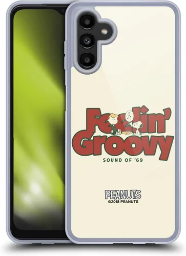 Miniatura 423 de Head Case Designs Funda de gel Woodstock 50th con licencia oficial de Peanuts Snoopy Guitar 1969 [protección de grado militar] compatible