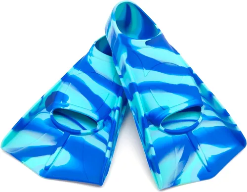 Miniatura 10 de Swimming Training Fins,Kids Swim Fins,Comfortable Swimming Flippers Suitable for Children,Beginners,Girls,Boys,Adults BB-arco iris colorido