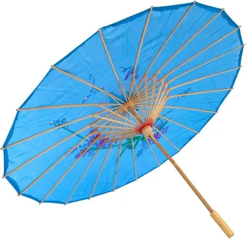 Miniatura 7 de JapanBargain, parasol japonés asiático de nylon chino para fotografía, cosplay, disfraces, boda, fiesta, decoración del hogar, tamaño para niños, 22