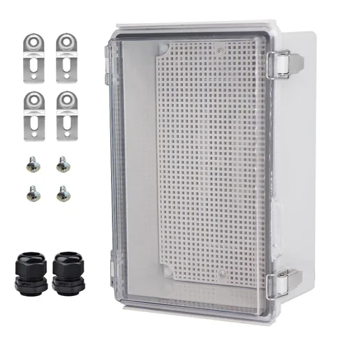 Miniatura 11 de Caja Eléctrica Impermeable para Exteriores Caja de Conexiones Resistente a la Intemperie IP67 Carcasa de Plástico ABS Caja de Proyecto
