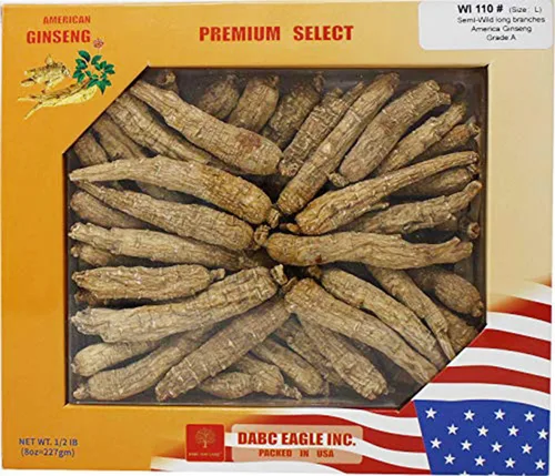 Miniatura 8 de DOL Raíz de ginseng cultivada a mano de Wisconsin americano, mediana y grande, ginseng americano cultivado de Wisconsin (grande, 16 onzas en caja)