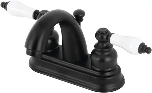 Miniatura 5 de Kingston Brass KB5611PL Restoration Grifo de Lavabo Centerset de 4 Pulgadas, Cromo Pulido