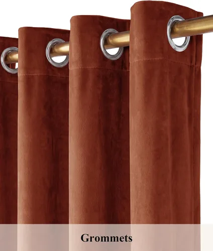 Miniatura 73 de StangH Cortinas de Terciopelo Verde Esmeralda de 96 Pulgadas - Cortinas Opacas de Terciopelo de Lujo Súper Suaves, Elegante Cobertura de Ventana