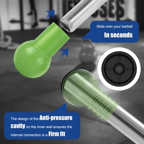 Miniatura 4 de HXD-ERGO Accesorio Landmine para Barra, Accesorio de Remo con Barra en T Compatible con Barras Olímpicas de 2 Pulgadas, Accesorio Landmine para Verde