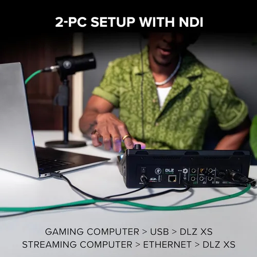 Miniatura 3 de Mackie DLZ Creator XS Mezclador digital adaptativo para podcasting, transmisión y YouTube con modos de usuario, tecnología Mix Agent, mezcla