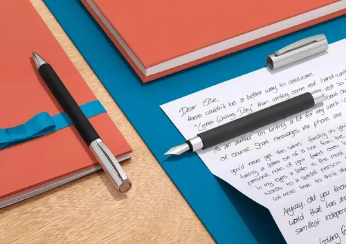 Miniatura 4 de Faber-Castell Ambition - Pluma estilográfica, resina negra, ancha