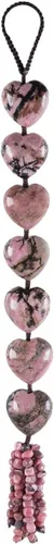 Miniatura 6 de rockcloud Colgante de pared con 7 piedras de chakras, cristales curativos de Reiki, Merkaba, piedras preciosas caídas, adorno colgante para ventana