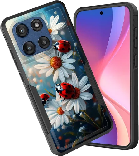 Miniatura 82 de Funda protectora para Motorola Moto G Stylus 5G 2025/Moto G Stylus 5G 2026, funda protectora híbrida de doble capa resistente a prueba de golpes