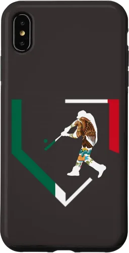 Miniatura 8 de Funda para iPhone 12 Pro Max Mexico High School Baseball Player Mexican Flag Home Plate Case