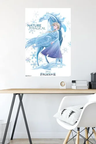Miniatura 5 de Trends International Disney Frozen 2 - Póster de pared Nokk, 22.375 x 34 pulgadas, paquete de póster y clip