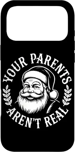 Miniatura 22 de Your Parents Aren’t Real Santa Humor Holiday Festive Cartoon Case for iPhone XR