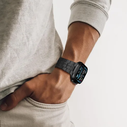 Miniatura 6 de iiteeology Correa compatible con Apple Watch Ultra 3, Ultra 2 Ultra Series 11 10 10 de 1.81 pulgadas (1.811 in) de titanio genuino para hombre