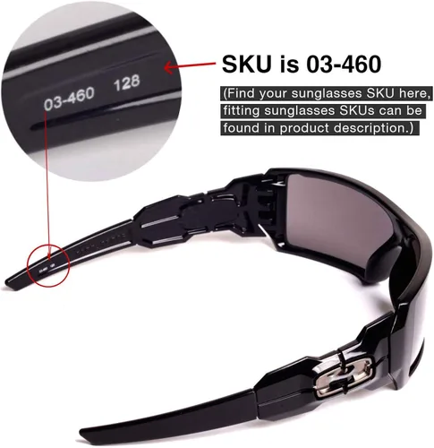Miniatura 6 de Walleva lentes de repuesto para gafas de sol Oakley Oil Rig - 19 opciones
