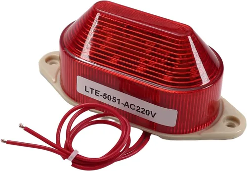 Miniatura 9 de Othmro 1 unids bombilla de advertencia industrial señal torre lámpara plástico piezas electrónicas siempre en luz sin sonido rojo 24 V 3 W 24V 3W