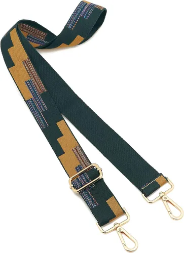 Miniatura 8 de ZOOEASS - Correa de repuesto para cartera, para colgar en el hombro o para cruzar, ancha y ajustable, de lona