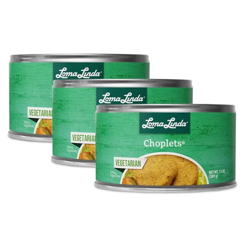 Miniatura 8 de Loma Linda - Carnes a base de plantas (Choplets™ (13 oz.), paquete de 6