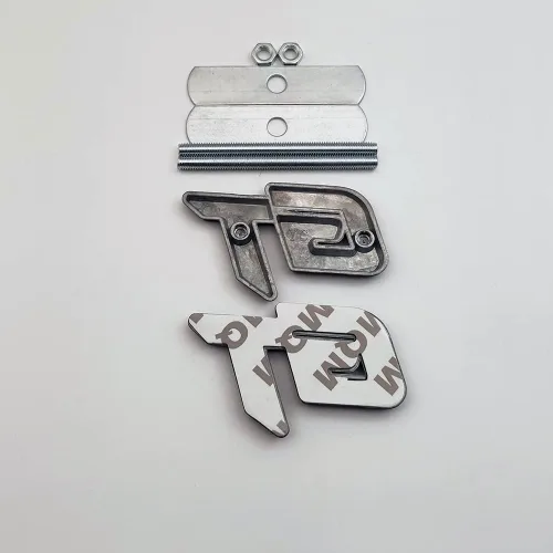 Miniatura 4 de Emblema de metal 3D de la parrilla delantera del coche con logotipo GT + insignia de la tapa del maletero de Grand Tourer, calcomanía deportiva