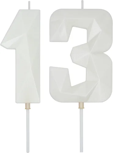 Miniatura 262 de DERVENTA Velas de cumpleaños con números grandes, 3D, color rosa, 3.7 pulgadas, decoración para tartas de fiesta, 1 pieza (número 3 rosa)