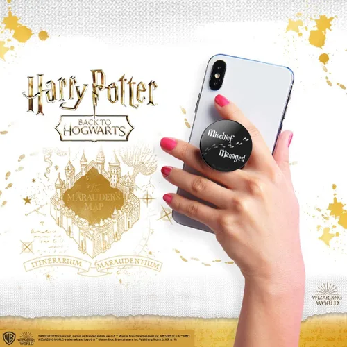 Miniatura 2 de PopSockets Agarradera adhesiva para teléfono, soporte, soporte para teléfono, Harry Potter - Mischief Gloss