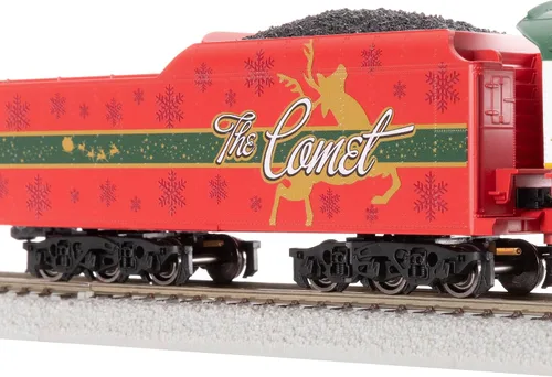 Miniatura 9 de Lionel The Comet Christmas Freight - Juego de tren eléctrico con control remoto
